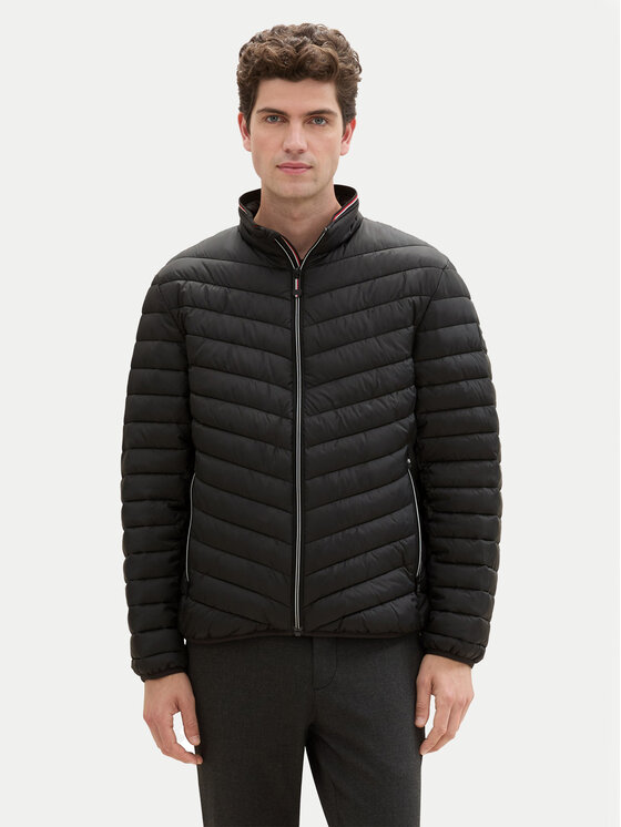 Tom Tailor Demisezoninė striukė · Juoda