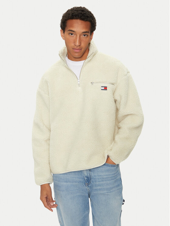 Tommy Jeans Anorak stiliaus striukė · Écru