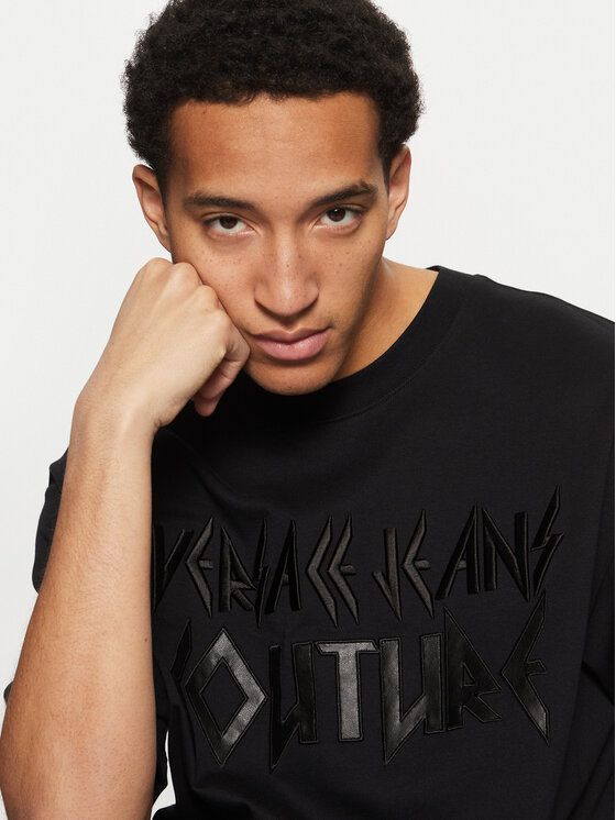 Versace Jeans Couture Marškinėliai · Juoda