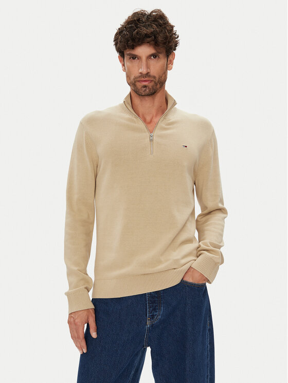 Tommy Jeans Megztinis · Smėlio