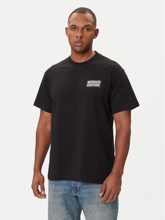 Versace Jeans Couture Marškinėliai · Juoda