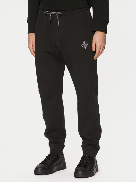 Armani Exchange Sportinės kelnės · Juoda · Regular Fit