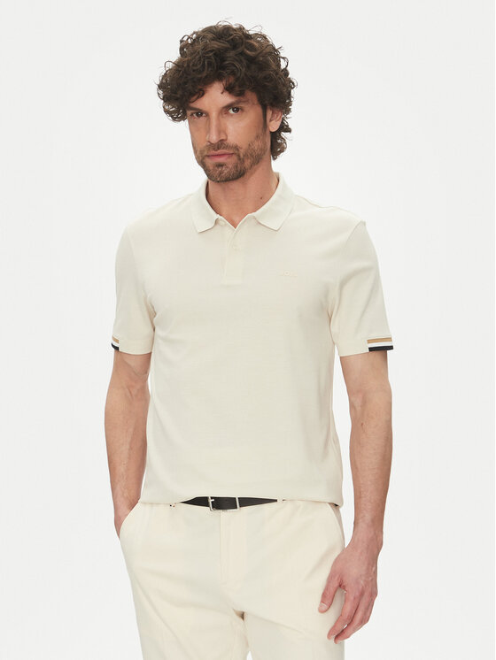 BOSS Polo marškinėliai · Écru