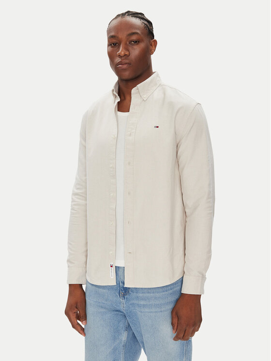 Kodas 20MAY Tommy Jeans Marškiniai · Smėlio · Regular Fit