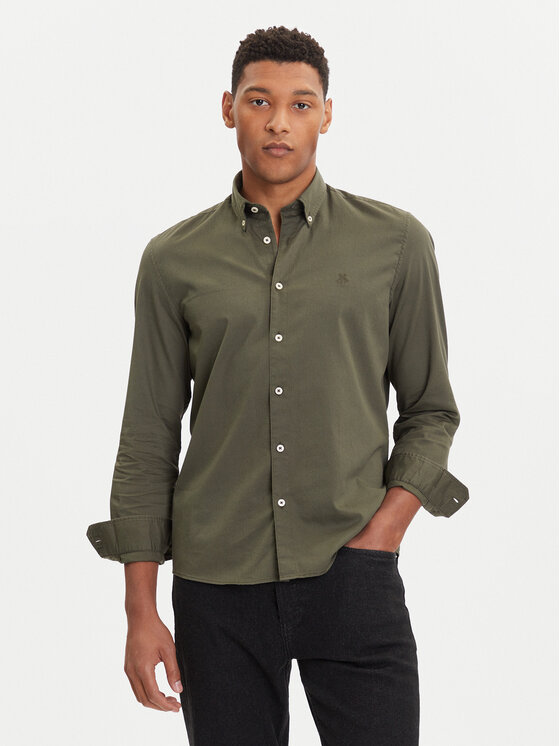 Marc O'Polo Marškiniai · Žalia · Regular Fit