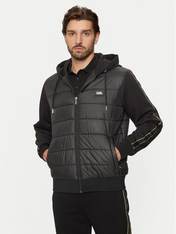 KARL LAGERFELD Demisezoninė striukė · Juoda