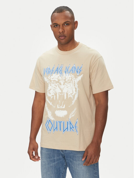 Versace Jeans Couture Marškinėliai · Smėlio