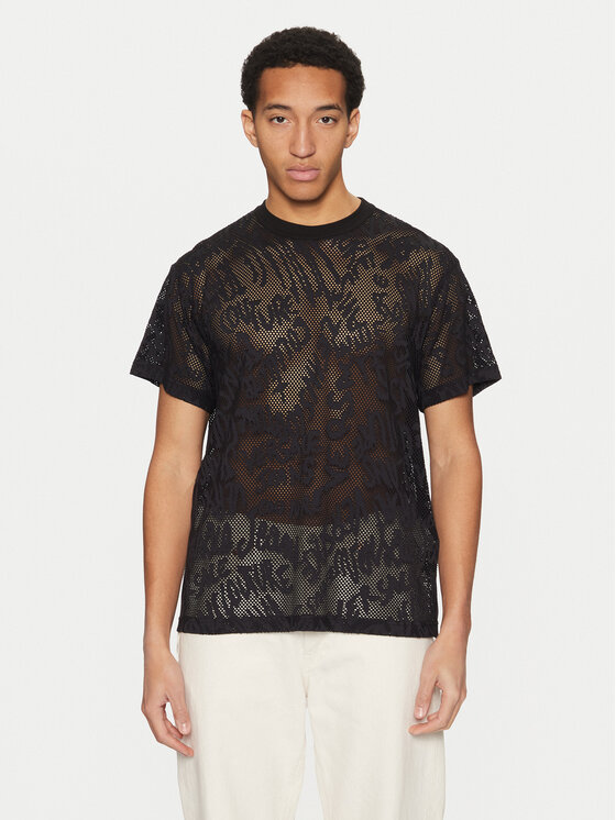 Versace Jeans Couture Marškinėliai · Juoda