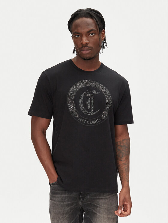 Just Cavalli Marškinėliai · Juoda