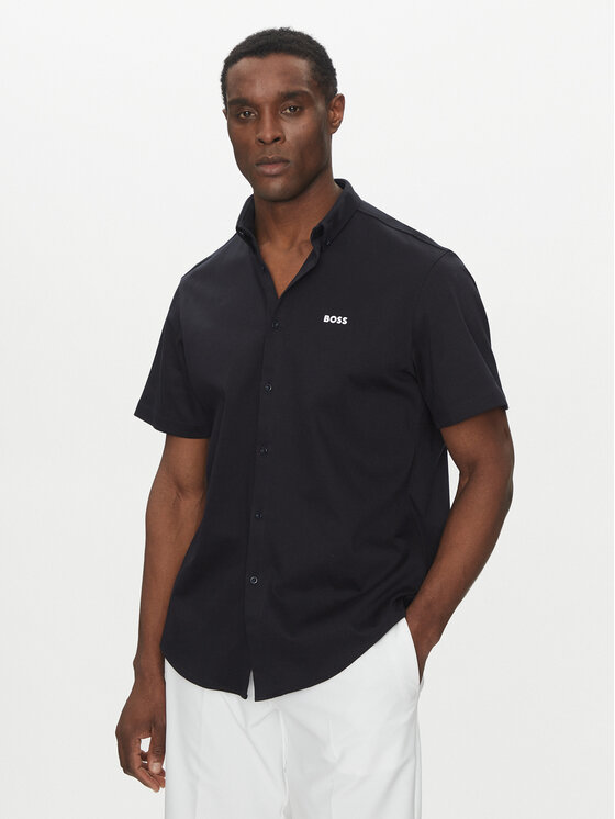 BOSS Marškiniai · Tamsiai mėlyna · Regular Fit