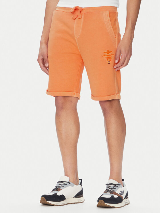 Aeronautica Militare Sportiniai šortai · Oranžinė
