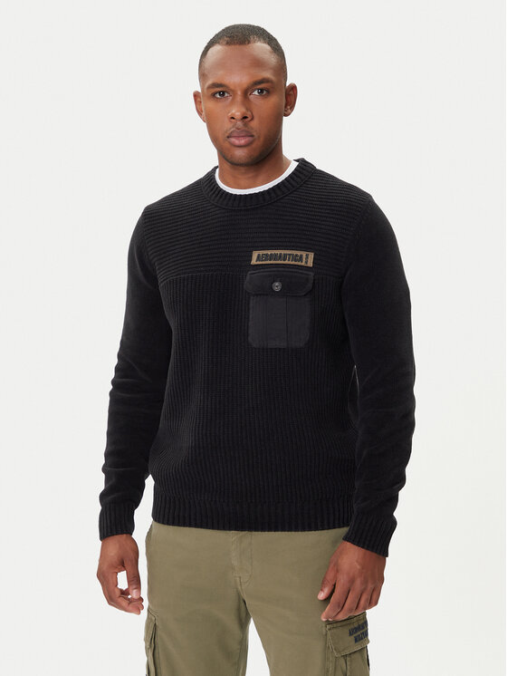 Aeronautica Militare Megztinis · Juoda