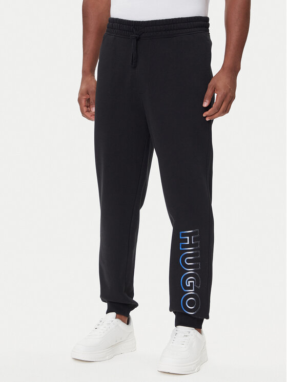 HUGO Sportinės kelnės · Juoda · Regular Fit