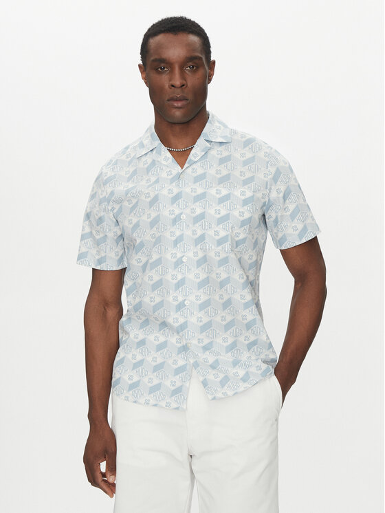 HUGO Marškiniai · Žydra · Regular Fit