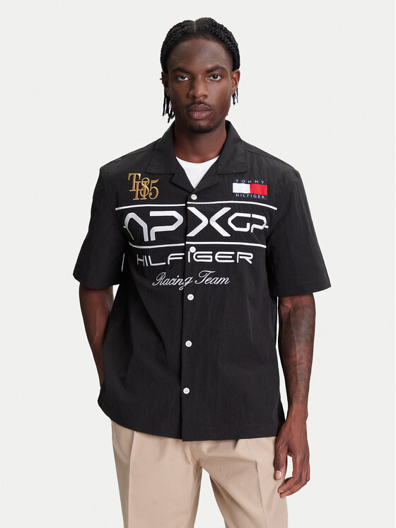 Tommy Hilfiger Marškiniai · Juoda · Regular Fit