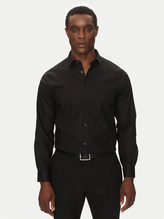 Armani Exchange Marškiniai · Juoda · Regular Fit