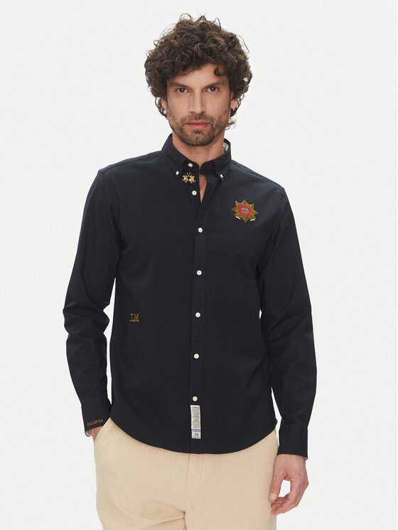 La Martina Marškiniai · Tamsiai mėlyna · Regular Fit