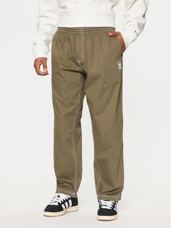 adidas Sportinės kelnės · Žalia · Relaxed Fit