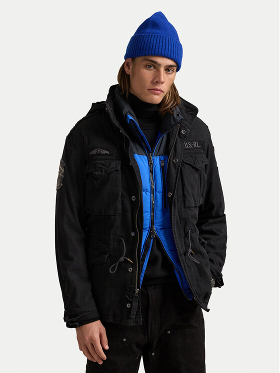 Polo Ralph Lauren Demisezoninė striukė · Juoda