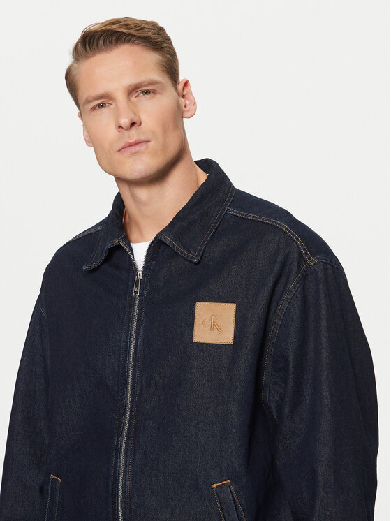 Calvin Klein Jeans Džinsinė striukė · Tamsiai mėlyna