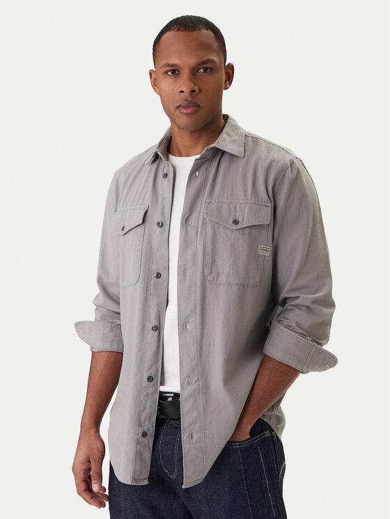 G-Star Raw Marškiniai · Pilka · Slim Fit