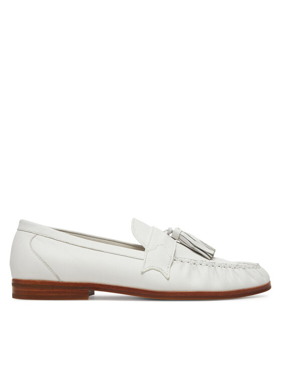Naked Wolfe Loaferai · Balta