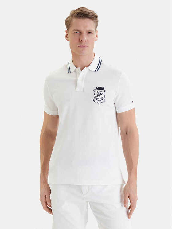 Kodas SUN15 Tommy Hilfiger Polo marškinėliai · Balta