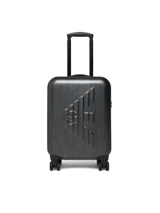 Emporio Armani Rankinio bagažo lagaminas · Pilka