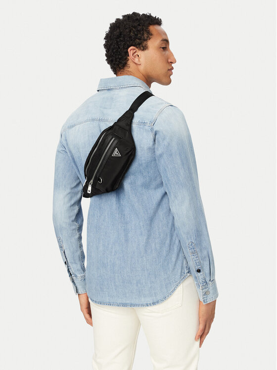 Guess Rankinė ant juosmens﻿ · Juoda