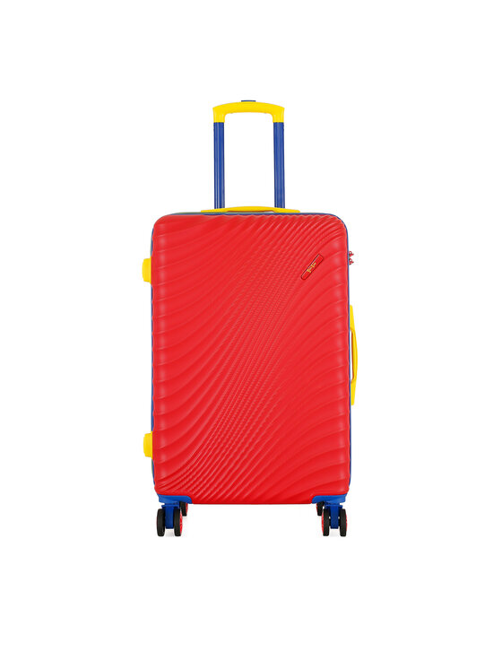 Semi Line Vidutinio dydžio lagaminas · Raudona
