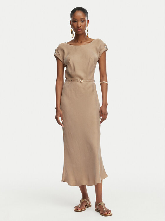 Guess Kasdieninė suknelė · Tamsiai smėlinė · Midi