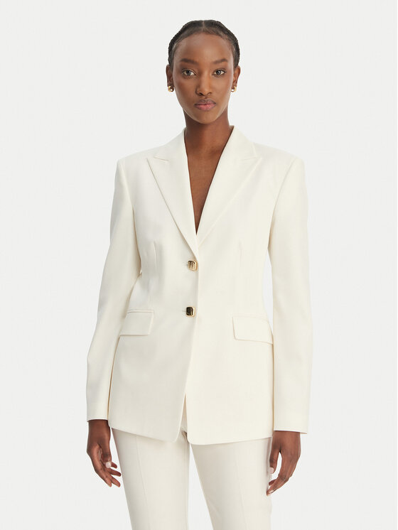 HUGO Švarkas · Écru · Regular Fit