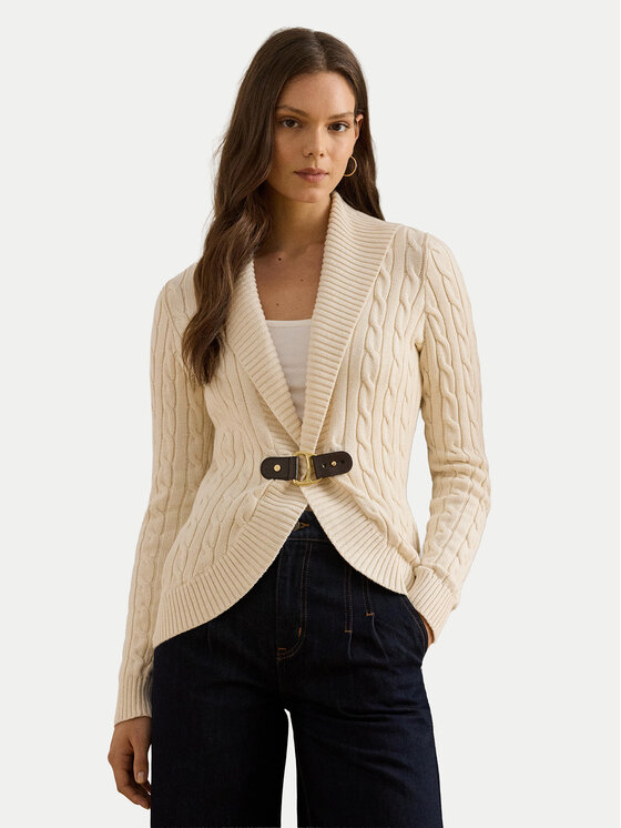 LAUREN RALPH LAUREN Kardiganas · Smėlio · Regular Fit
