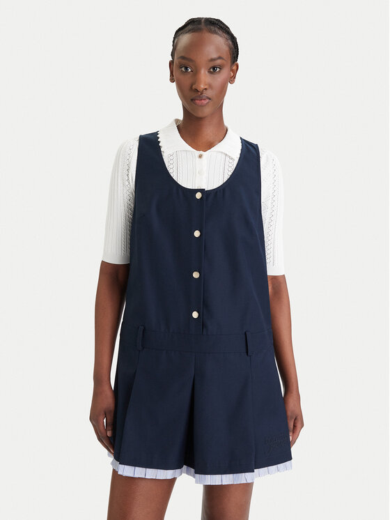 Tommy Jeans Kasdieninė suknelė · Tamsiai mėlyna · Mini