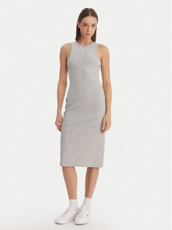 Calvin Klein Jeans Kasdieninė suknelė · Pilka · Midi