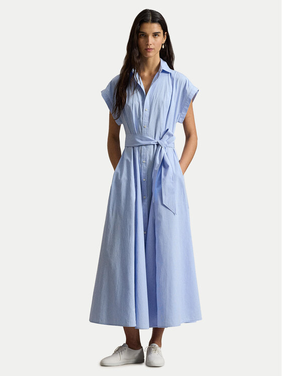 Polo Ralph Lauren Marškinių tipo suknelė · Žydra · Midi