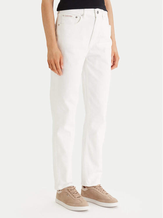 Calvin Klein Jeans Džinsai · Balta · Relaxed Fit