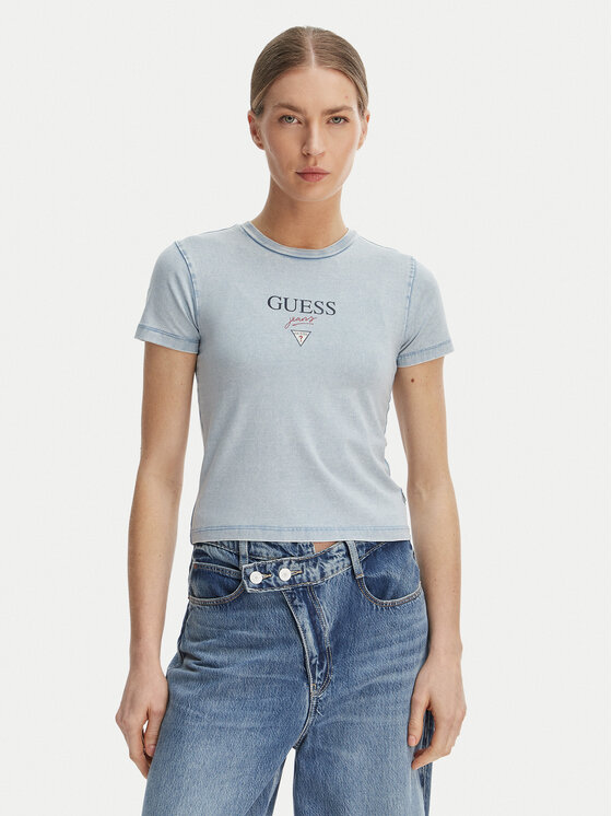 Guess Jeans Marškinėliai · Mėlyna