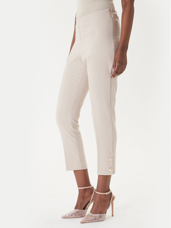 Rinascimento Medžiaginės kelnės · Smėlio · Slim Fit