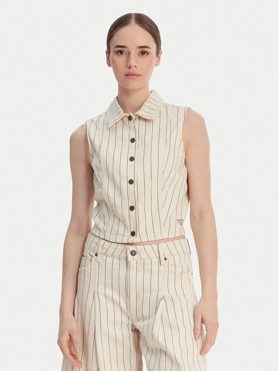 Guess Jeans Liemenė · Écru