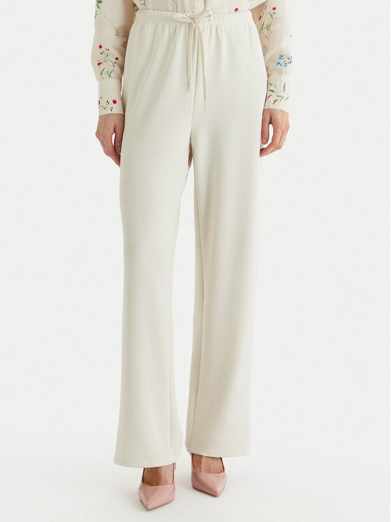 ONLY Medžiaginės kelnės · Smėlio · Relaxed Fit