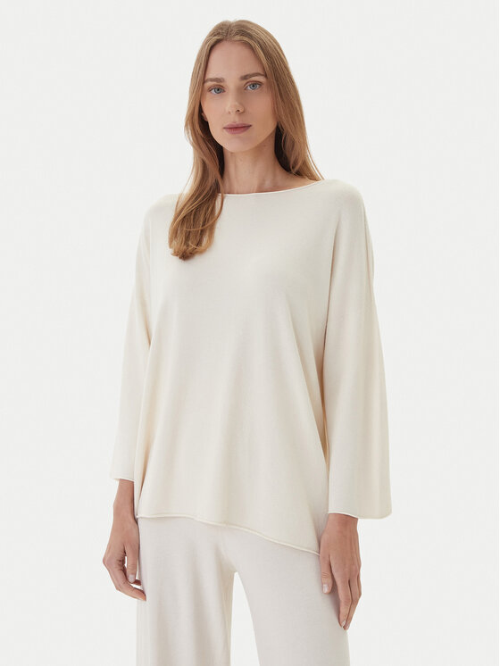 Kontatto Megztinis · Écru · Regular Fit