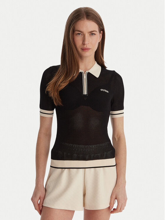 Guess Polo marškinėliai · Juoda