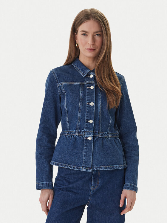 ONLY Džinsinė striukė · Tamsiai mėlyna