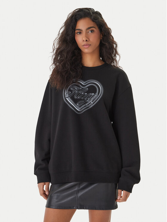 HUGO Džemperis · Juoda · Relaxed Fit