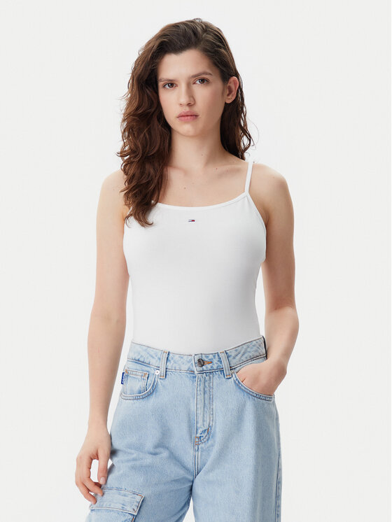 Tommy Jeans Marškinėliai · Écru