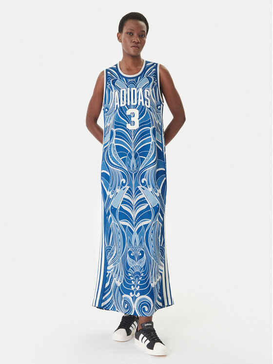 adidas Kasdieninė suknelė · Mėlyna · Maksi