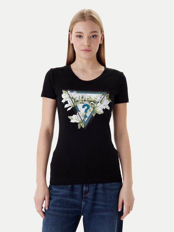 Guess Marškinėliai · Juoda