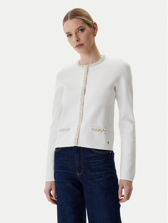 Guess Kardiganas · Écru · Regular Fit