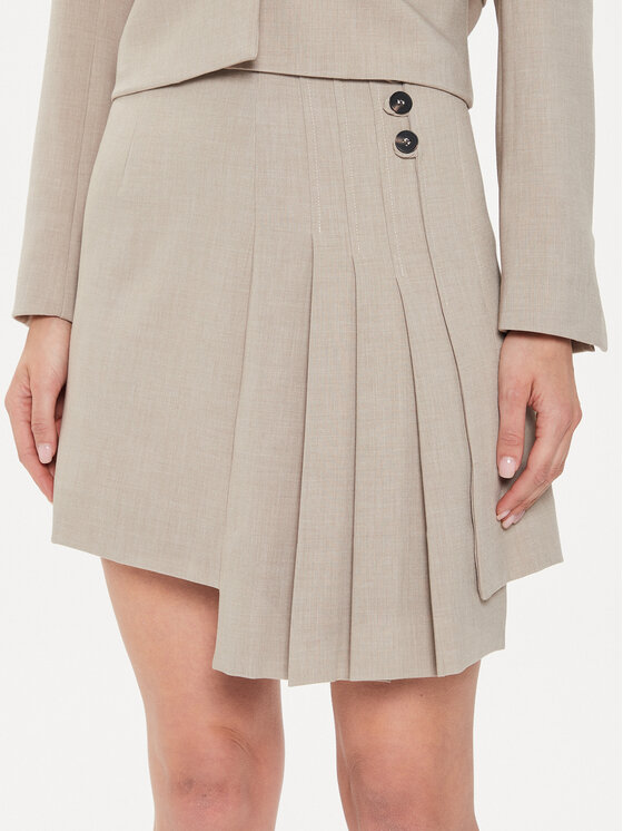 Karen by Simonsen Trapecijos formos sijonas · Pilka · Mini